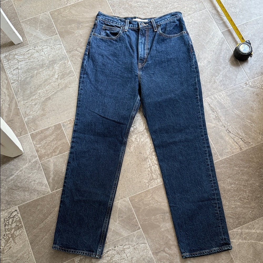 Levi’s 70s high slim straight 29 original Classic dark Blue Denim ladies Jeans